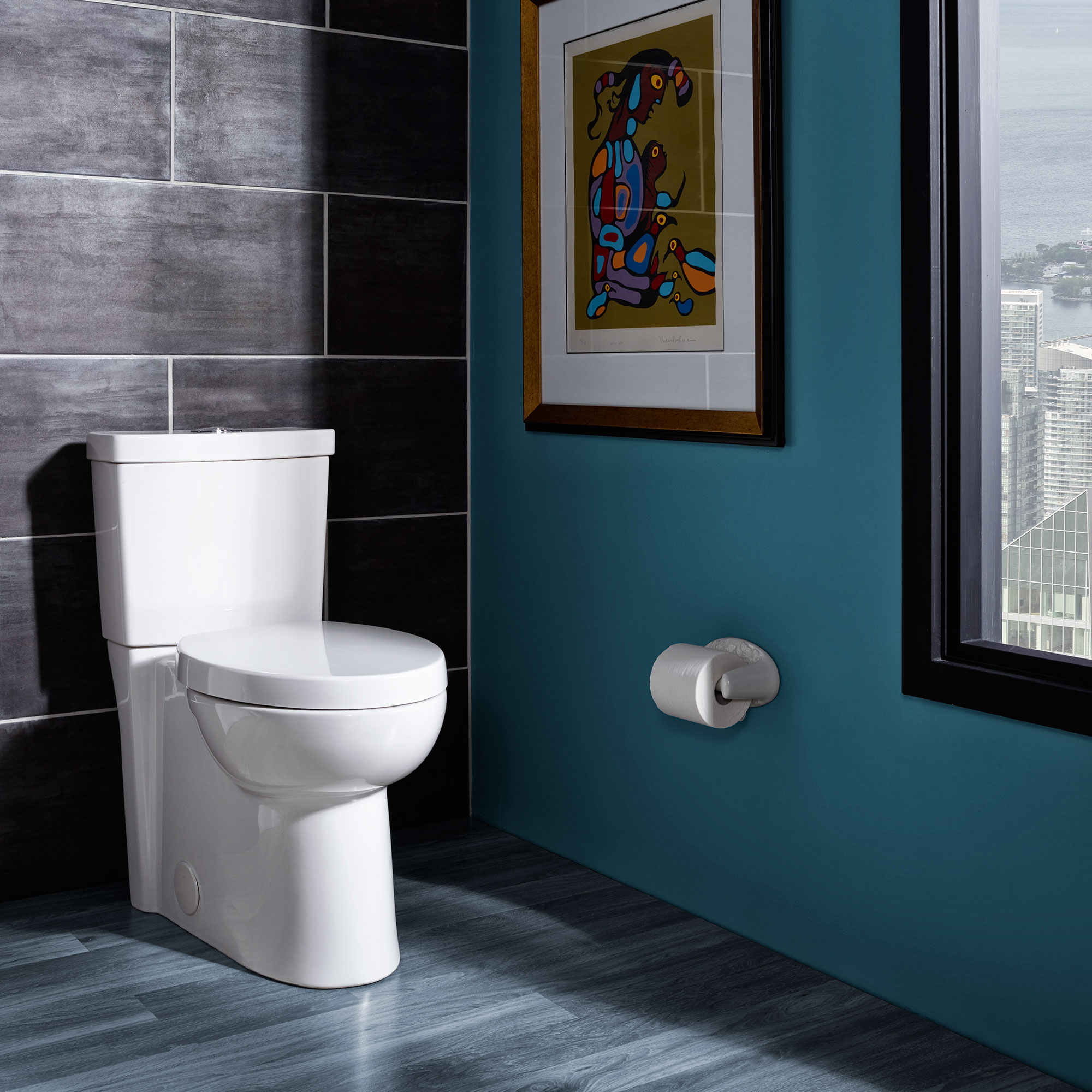 Loft™ One-Piece 1.28 gpf/4.8 Lpf Chair Height Elongated Toilet With Seat
